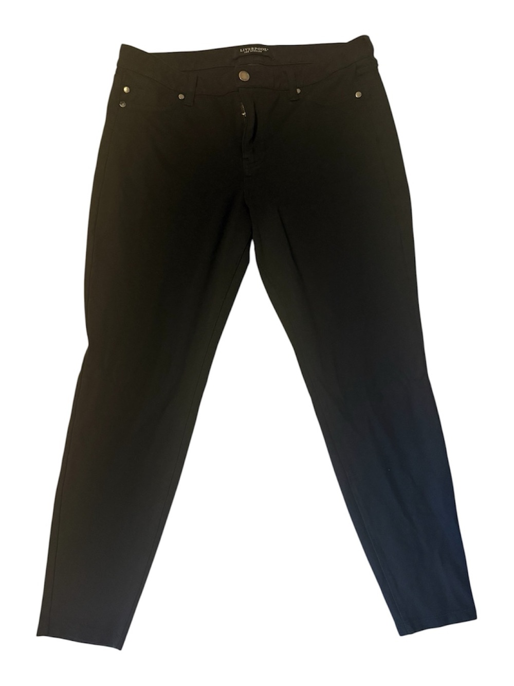 Stretch Slim Fit Womans Black Stretch Jeans - Liverpool